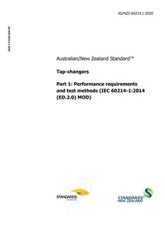 AS/NZS 60214.1 PDF