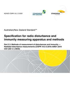 AS/NZS CISPR 16.2.3 PDF