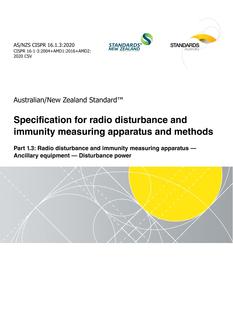 AS/NZS CISPR 16.1.3 PDF