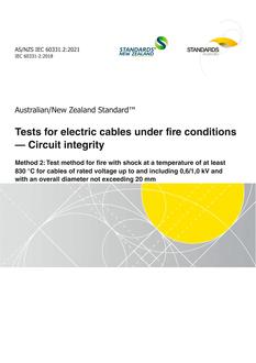 AS/NZS IEC 60331.2 PDF