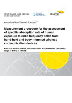 AS/NZS IEC/IEEE 62209.1528 PDF