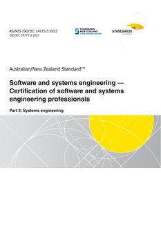 AS/NZS ISO/IEC 24773.3 PDF