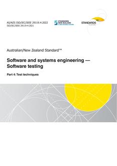 AS/NZS ISO/IEC/IEEE 29119.4 PDF