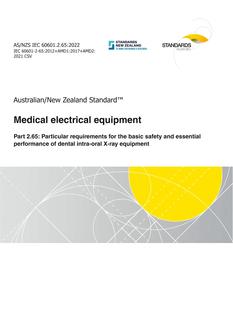 AS/NZS IEC 60601.2.65 PDF