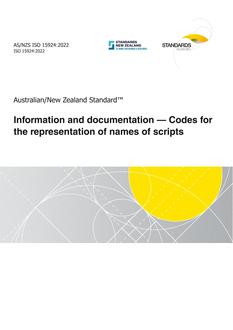 AS/NZS ISO 15924 PDF