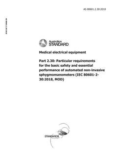 AS 80601.2.30 PDF