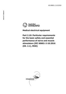 AS 60601.2.10 PDF