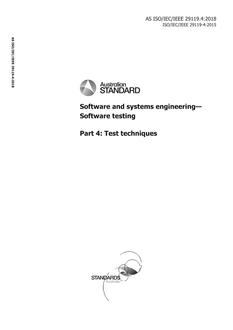 AS ISO/IEC/IEEE 29119.4:2018 PDF