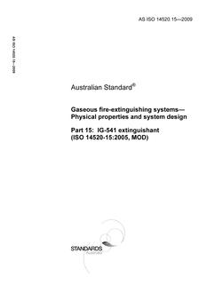 AS ISO 14520.15-2009 PDF