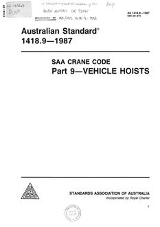 AS 1418.9-1987 PDF