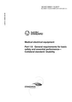 AS IEC 60601.1.6 PDF