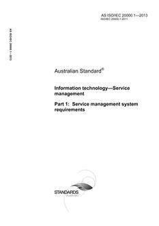 AS ISO IEC 20000.1-2013 PDF