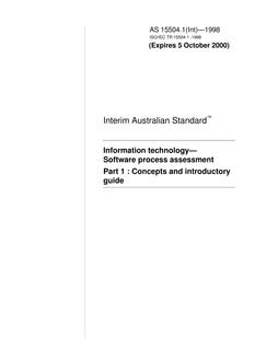 AS 15504.1(INT)-1998 PDF