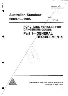 AS 2809.1-1985 PDF