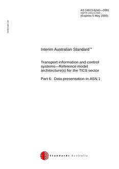 AS 14813.6(INT) PDF