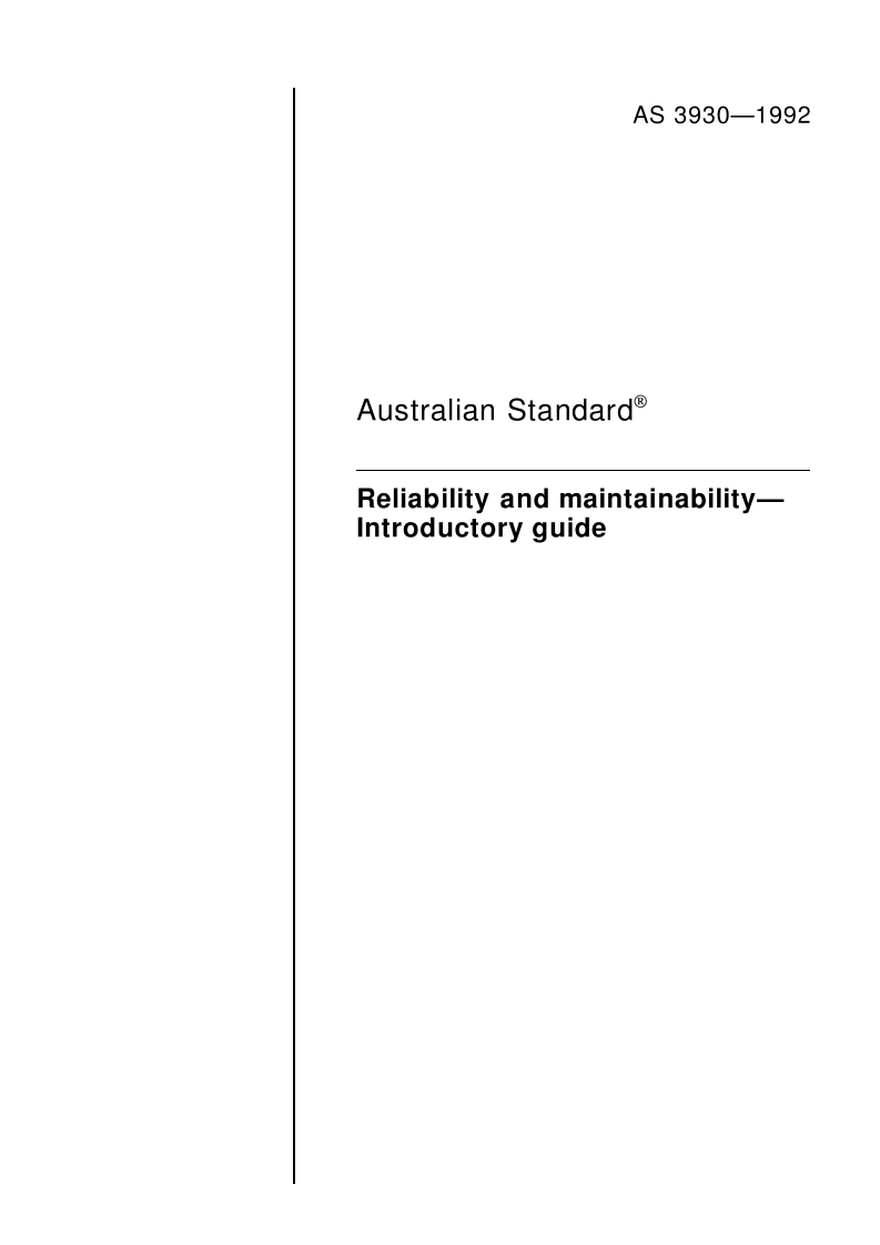 AS 3930-1992 PDF
