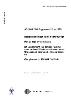 AS 1684.2 N4 SUPP 12-1999 PDF