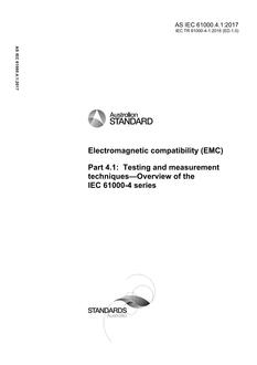 AS IEC 61000.4.1 PDF