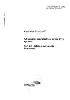 AS IEC 61800.5.2 PDF