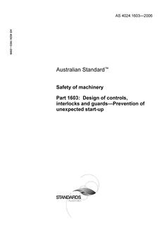 AS 4024.1603-2006 PDF