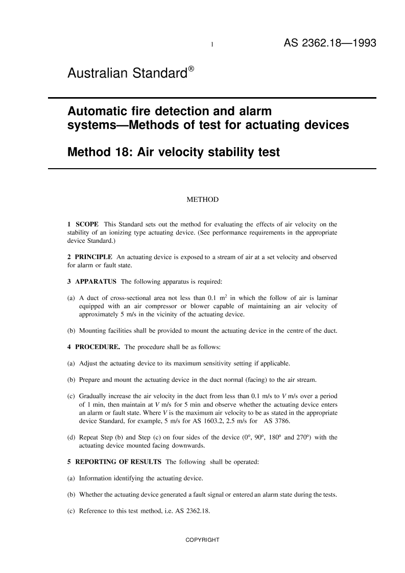 AS 2362.18-1993 PDF