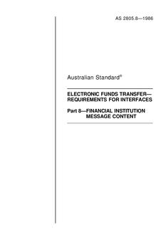 AS 2805.8-1986 PDF