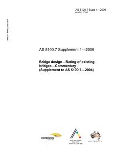 AS 5100.7 SUPP 1 PDF