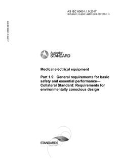 AS IEC 60601.1.9 PDF