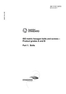 AS 1110.1 PDF