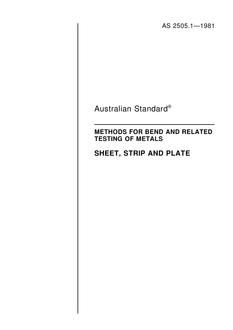 AS 2505.1-1981 PDF