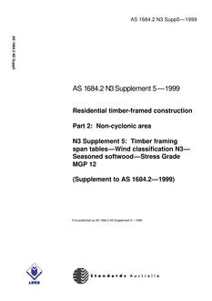 AS 1684.2 N3 SUPP 5 PDF