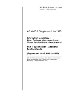 AS 4018.1 SUPP 1 PDF