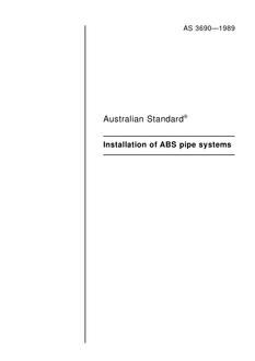 AS 3690-1989 PDF