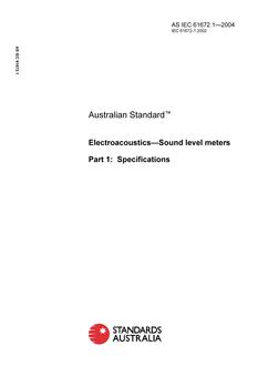 AS IEC 61672.1-2004 PDF