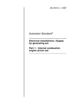 AS 3010.1-1987 PDF