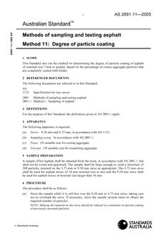 AS 2891.11-2005 PDF