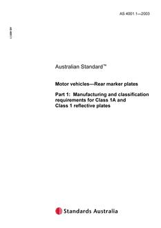 AS 4001.1-2003 PDF