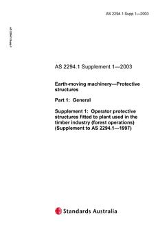 AS 2294.1 SUPP 1 PDF