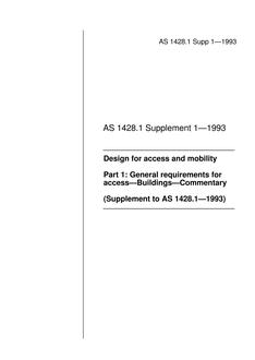 AS 1428.1 SUPP 1 PDF