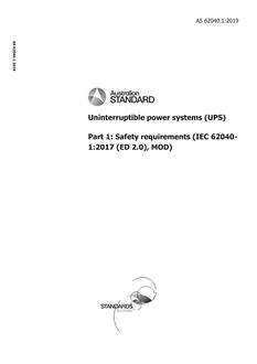 AS 62040.1 PDF