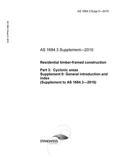 AS 1684.3 Supp 0-2010 PDF