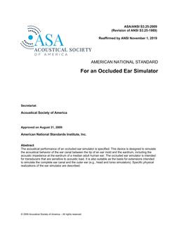 ASA S3.25 PDF