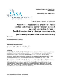 ASA S12.11 Part 2 PDF