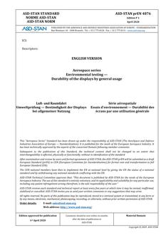 ASD-STAN prEN 4876 PDF