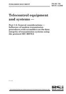 BS PD IEC TR 60870-1-5 PDF