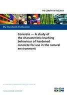 BS PD CEN/TR 16142 PDF