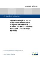 BS PD CEN/TR 16410 PDF