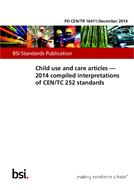 BS PD CEN/TR 16411 DECEMBER:2014 PDF