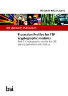 BS PD CEN/TS 419221-2 PDF