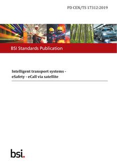 BS PD CEN/TS 17312 PDF